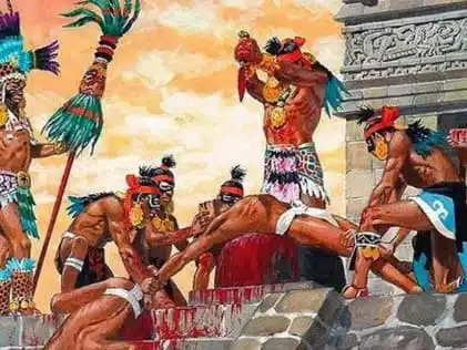 rituale u sacrificios aztecas
