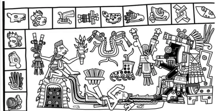 grecas de codices aztecas