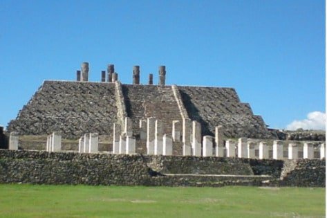 el palcio de quetzalcotl en tula