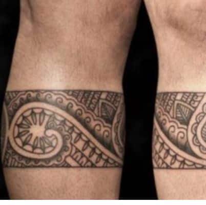tatuajes de grecas mayas