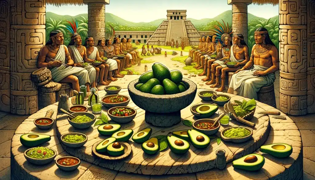 el aguacate base de las comidas prehispanicas