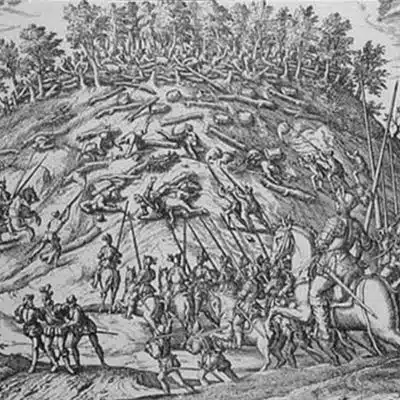 Última Batalla de Tenamaxtle en el Cerro del Miztón