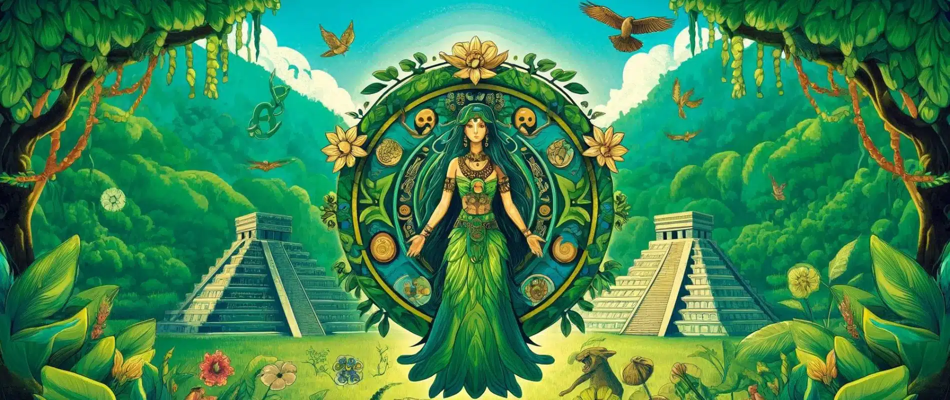Diosa de la naturaleza azteca