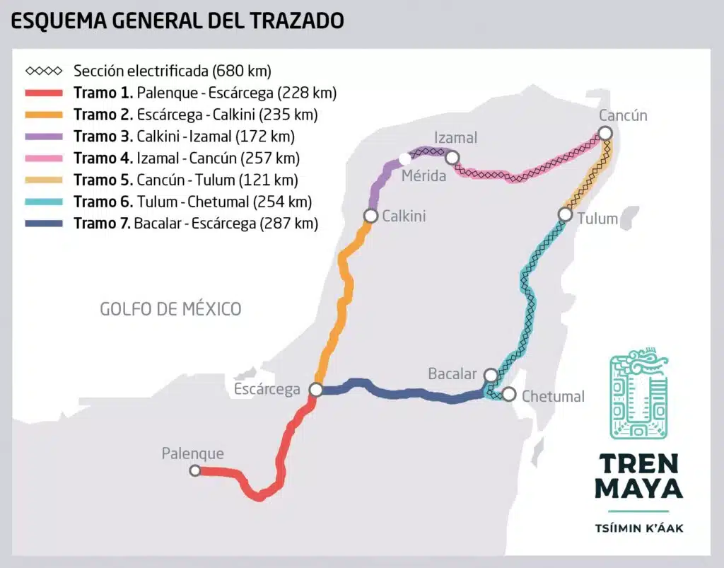 ruta del tren maya