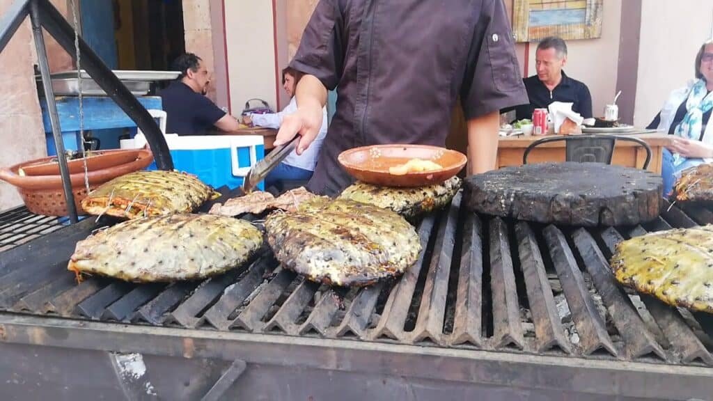 gastronomía en Peña de Bernal