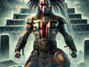 Guerrero Azteca en Alta Definición - Fondo de Pantalla para Celular