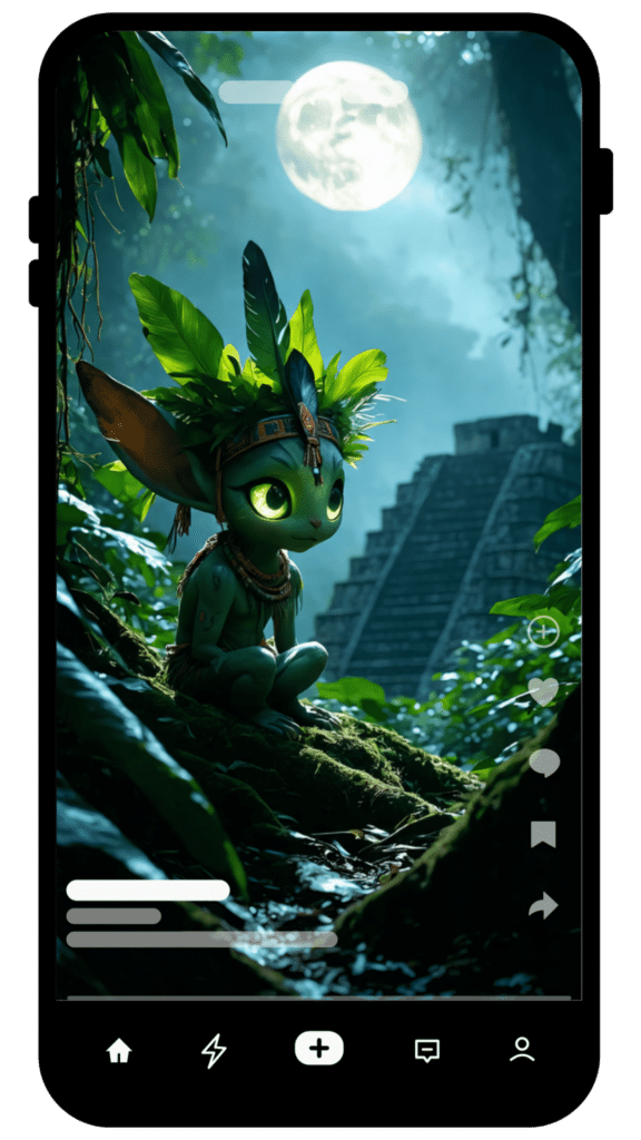 Fondo de Pantalla de un Aluxe – La Magia del Guardián Maya en tu Dispositivo