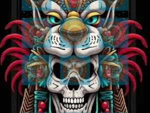 Fondo de Pantalla de Tezcatlipoca – El Misticismo del Dios Azteca en Alta Resolución