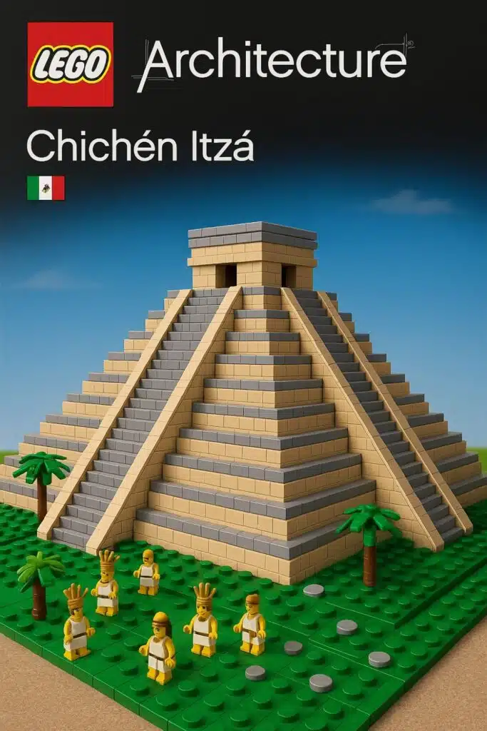 el castillo de chichen itza de lego